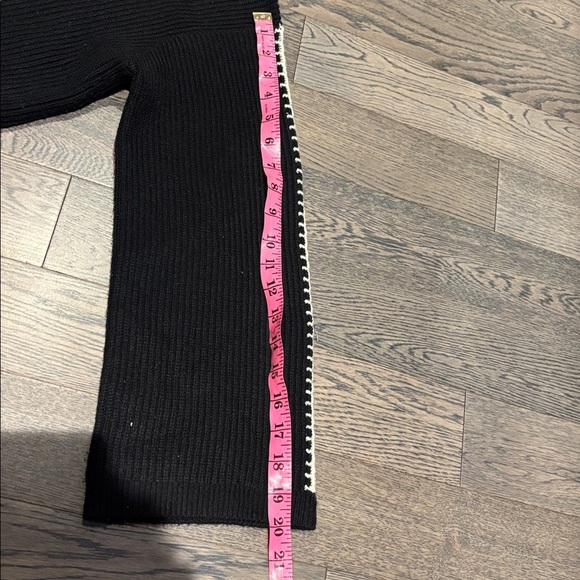 FCUk 1980’s contrast Stitch mock Sweater 3/4 Sleeve Size XS - Picture 10 of 17